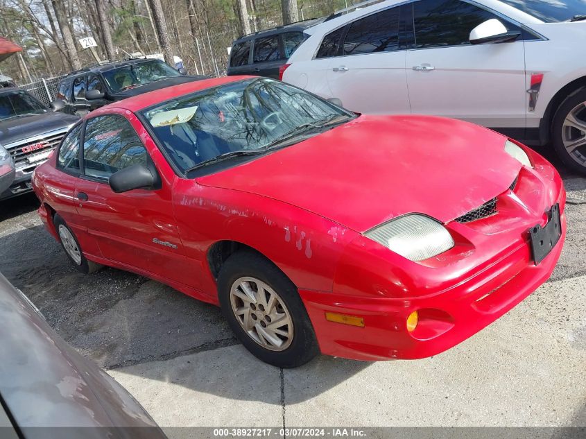 2001 Pontiac Sunfire Se VIN: 1G2JB124717284745 Lot: 38927217