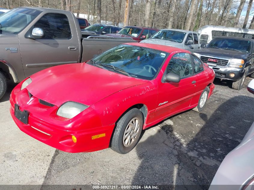 2001 Pontiac Sunfire Se VIN: 1G2JB124717284745 Lot: 38927217