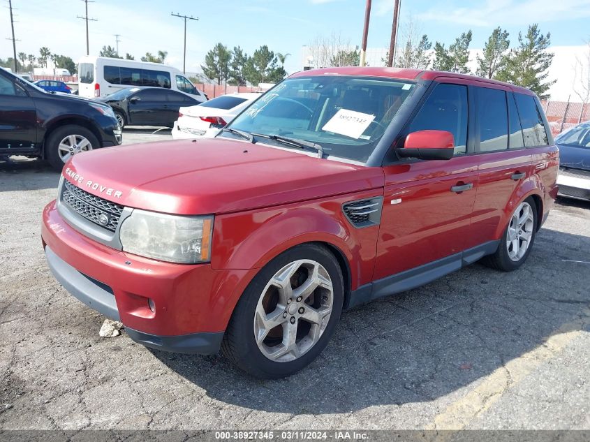 2011 Land Rover Range Rover Sport Hse VIN: SALSF2D43BA274573 Lot: 38927345