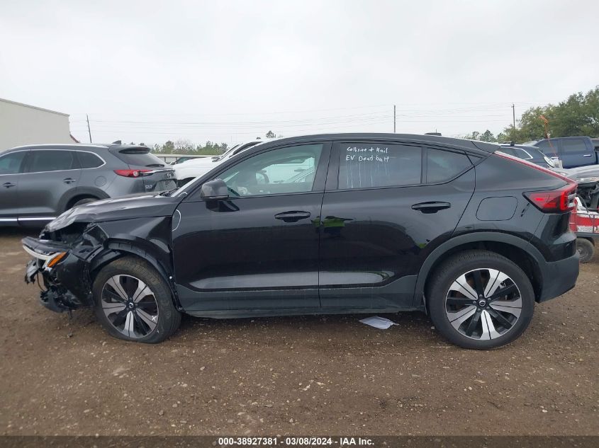 2023 Volvo C40 Recharge Pure Electric Twin Plus VIN: YV4ED3GLXP2050993 Lot: 38927381