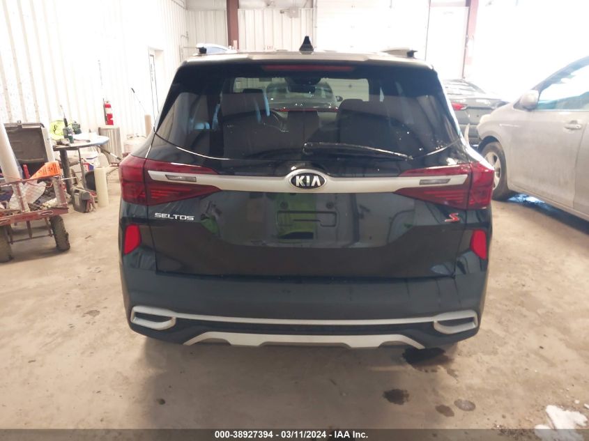 2021 Kia Seltos S VIN: KNDEUCAA8M7092250 Lot: 38927394