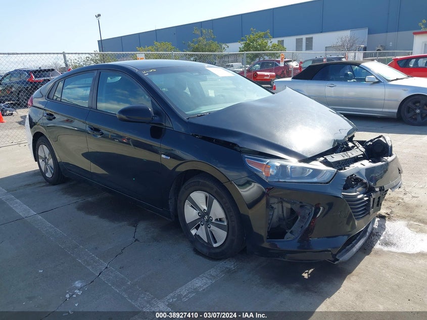 2019 Hyundai Ioniq Hybrid Blue VIN: KMHC65LC0KU179372 Lot: 38927410
