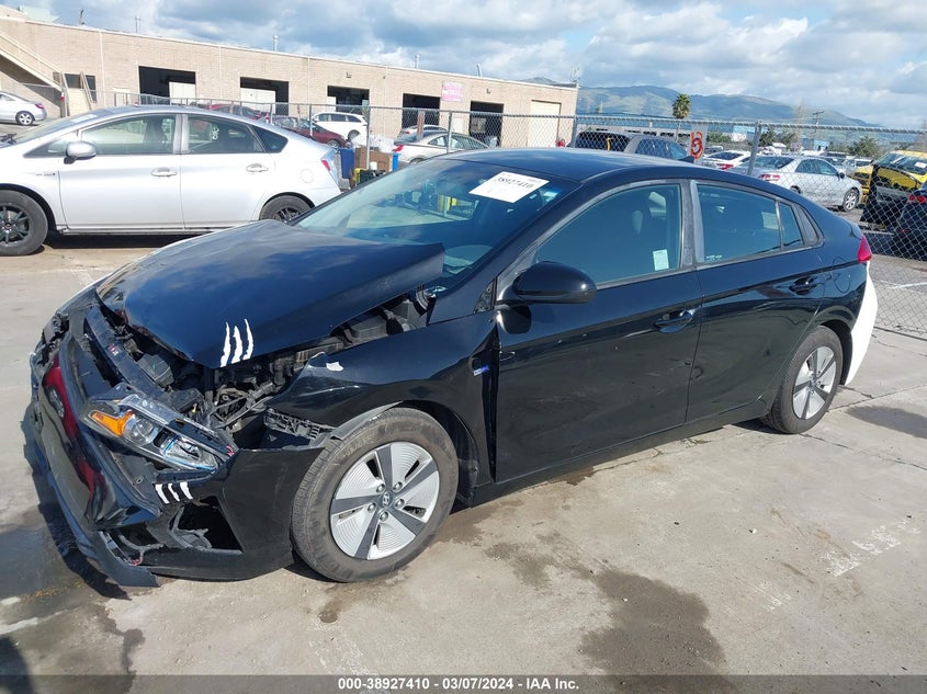 2019 Hyundai Ioniq Hybrid Blue VIN: KMHC65LC0KU179372 Lot: 38927410