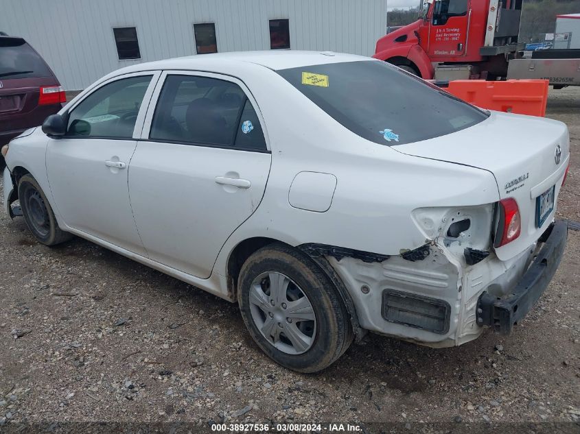 2009 Toyota Corolla VIN: JTDBL40E799084796 Lot: 38927536