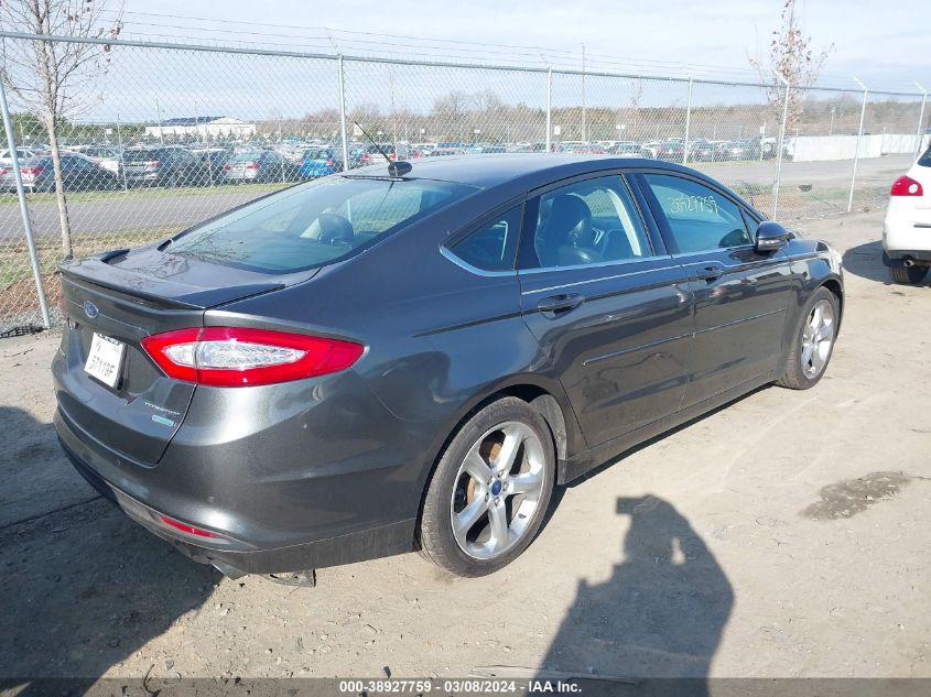 2016 FORD FUSION SE - 3FA6P0H76GR300424