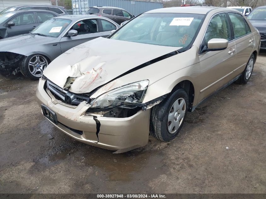 2005 Honda Accord 2.4 Lx VIN: 1HGCM56435A005981 Lot: 38927948