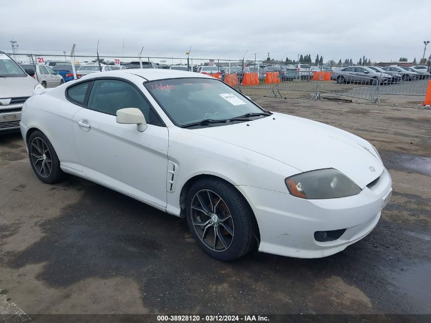 2005 Hyundai Tiburon Gt/Se VIN: KMHHN65F95U172933 Lot: 38928120