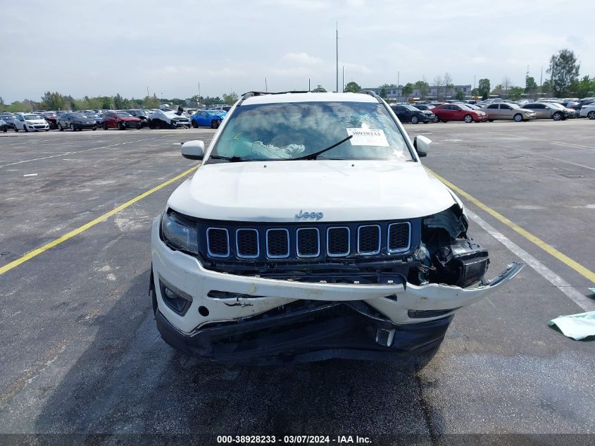 2019 Jeep Compass Latitude Fwd VIN: 3C4NJCBBXKT655095 Lot: 38928233