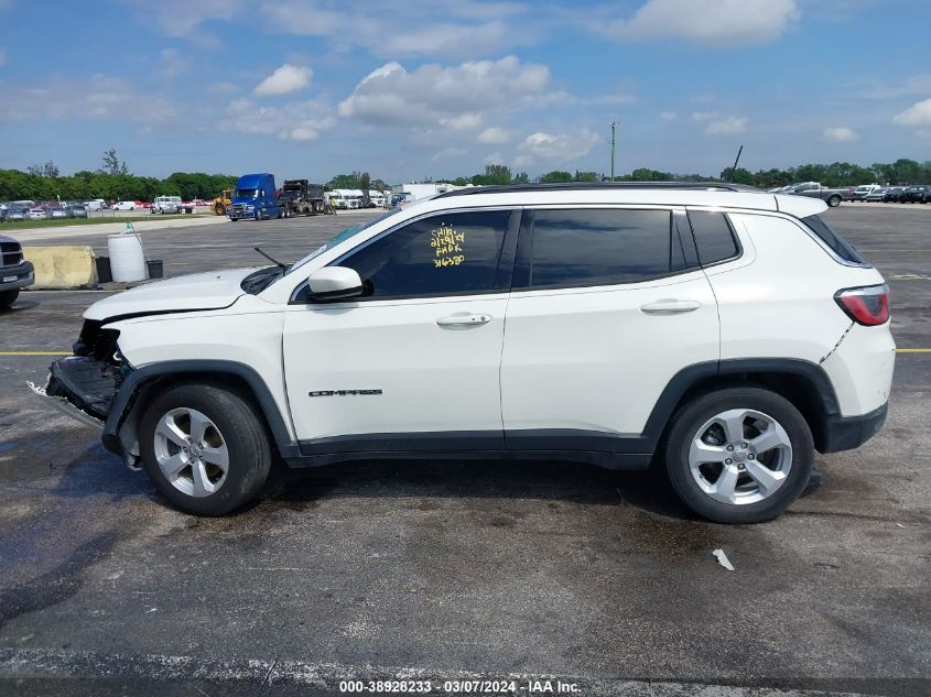 2019 Jeep Compass Latitude Fwd VIN: 3C4NJCBBXKT655095 Lot: 38928233