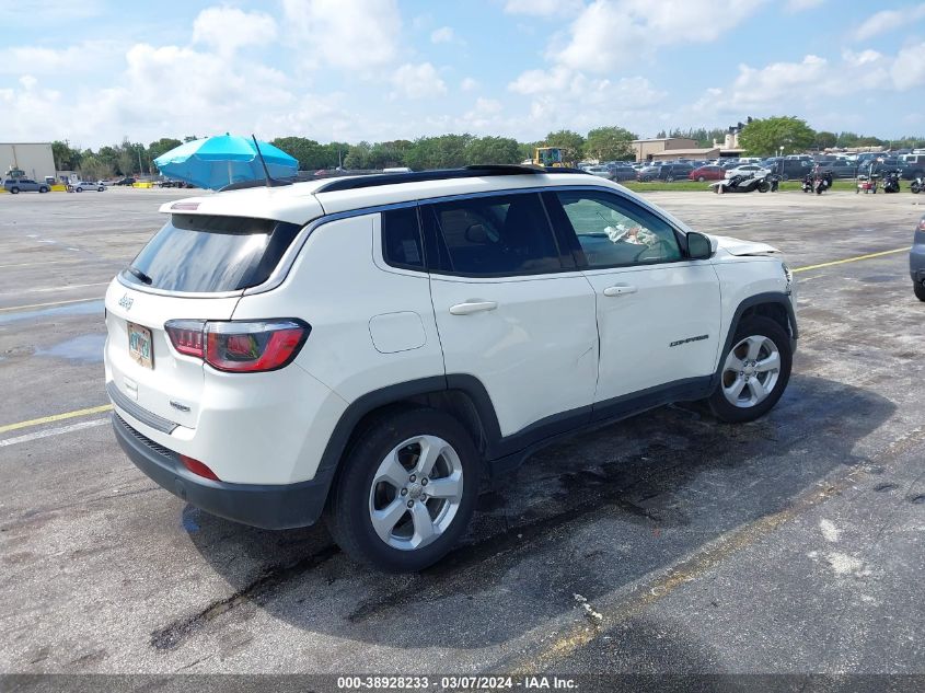 2019 Jeep Compass Latitude Fwd VIN: 3C4NJCBBXKT655095 Lot: 38928233