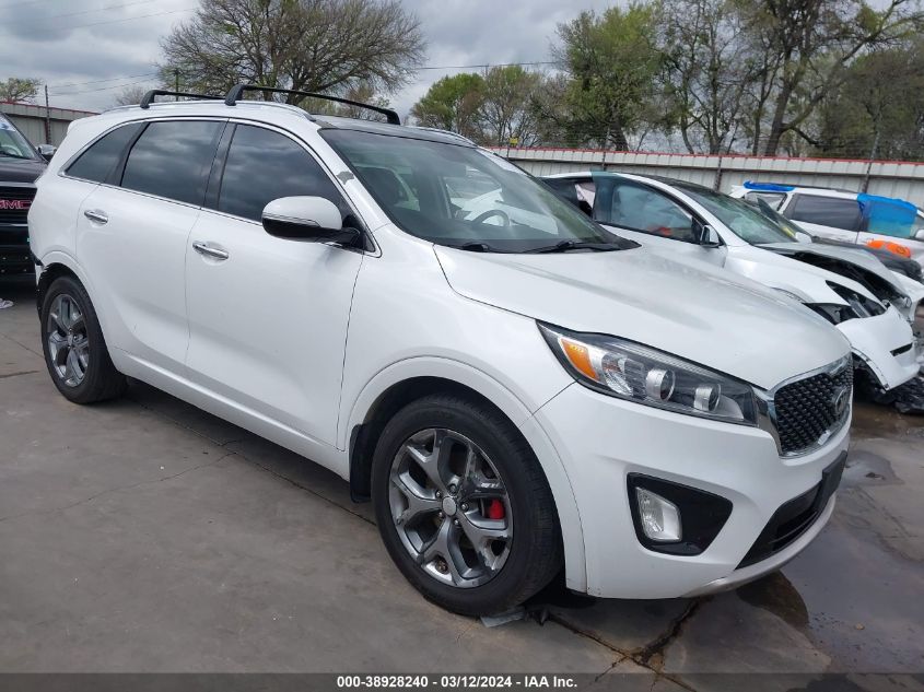 2016 KIA SORENTO 3.3L SX - 5XYPK4A56GG102854