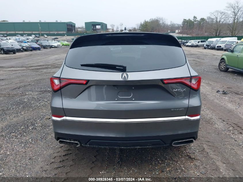 2024 Acura Mdx Standard VIN: 5J8YE1H36RL020386 Lot: 38928345