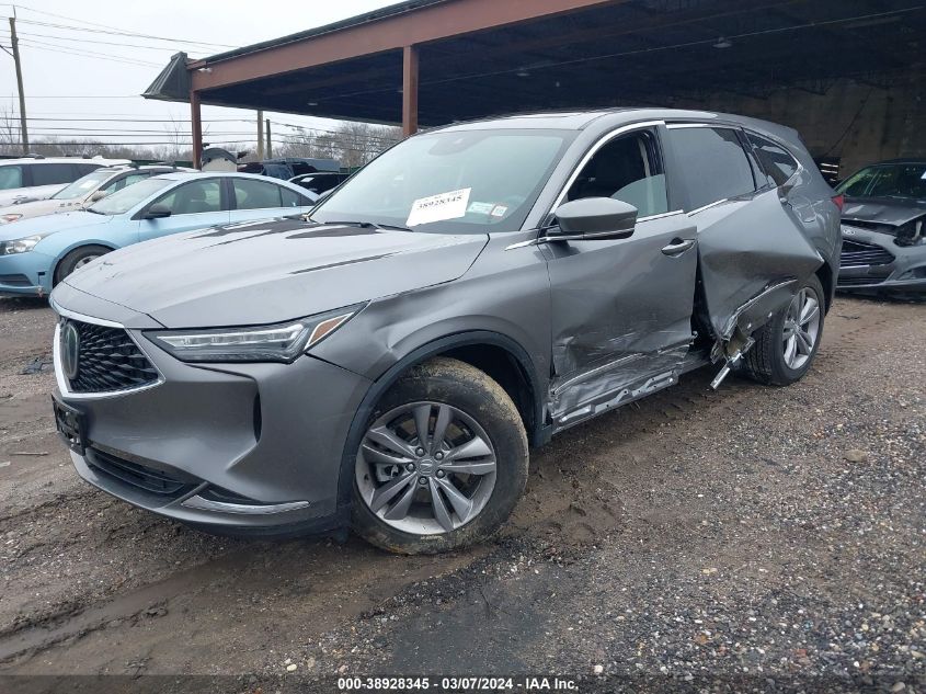 2024 Acura Mdx Standard VIN: 5J8YE1H36RL020386 Lot: 38928345