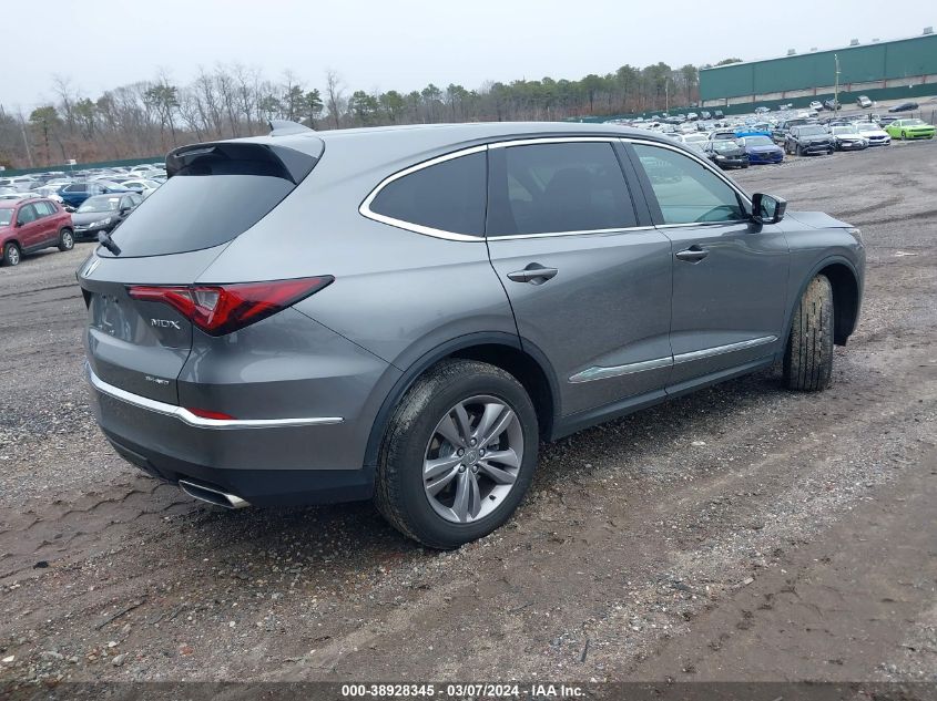 2024 Acura Mdx Standard VIN: 5J8YE1H36RL020386 Lot: 38928345