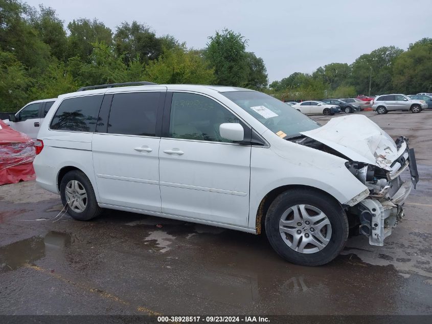 2007 Honda Odyssey Ex-L VIN: 5FNRL38757B462745 Lot: 38928517