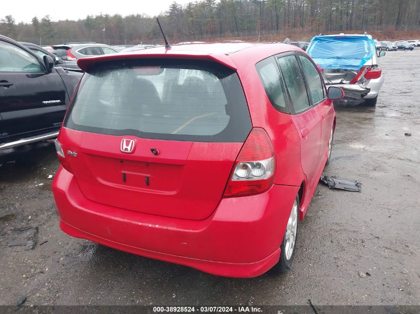 2007 Honda Fit Sport VIN: JHMGD38617S044034 Lot: 38928524