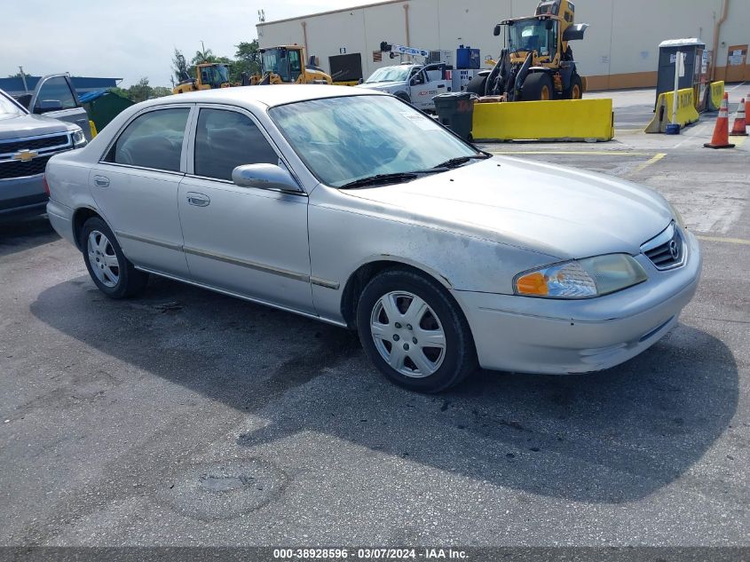 2001 Mazda 626 Es/Lx VIN: 1YVGF22C115242830 Lot: 38928596