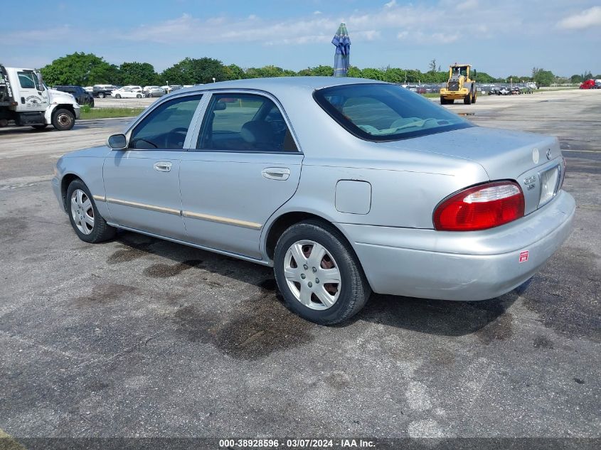2001 Mazda 626 Es/Lx VIN: 1YVGF22C115242830 Lot: 38928596