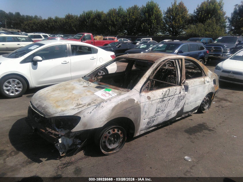 2006 Kia Spectra Ex/Lx/Sx VIN: KNAFE122965334343 Lot: 38928640