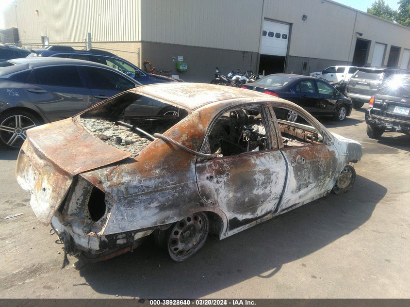 2006 Kia Spectra Ex/Lx/Sx VIN: KNAFE122965334343 Lot: 38928640