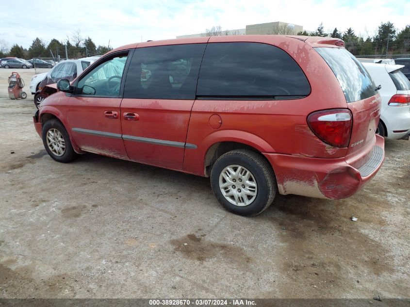 2002 Dodge Grand Caravan Sport VIN: 1B4GP44362B636427 Lot: 38928670