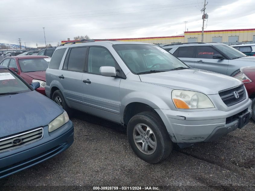 2004 Honda Pilot Ex-L VIN: 2HKYF18644H607110 Lot: 38928759