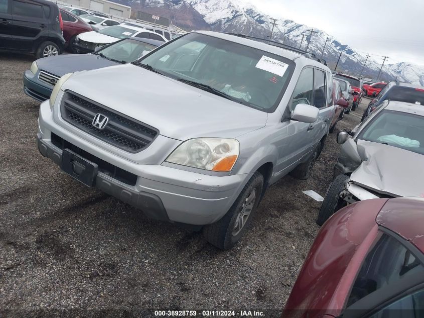 2004 Honda Pilot Ex-L VIN: 2HKYF18644H607110 Lot: 38928759