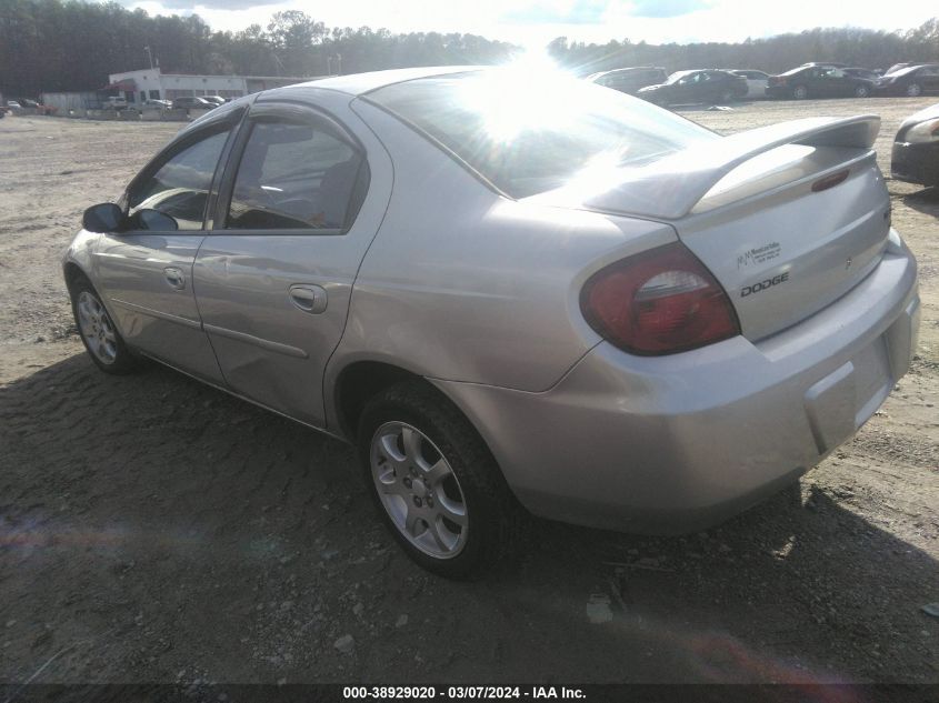 2005 Dodge Neon Sxt VIN: 1B3ES56C55D268641 Lot: 38929020