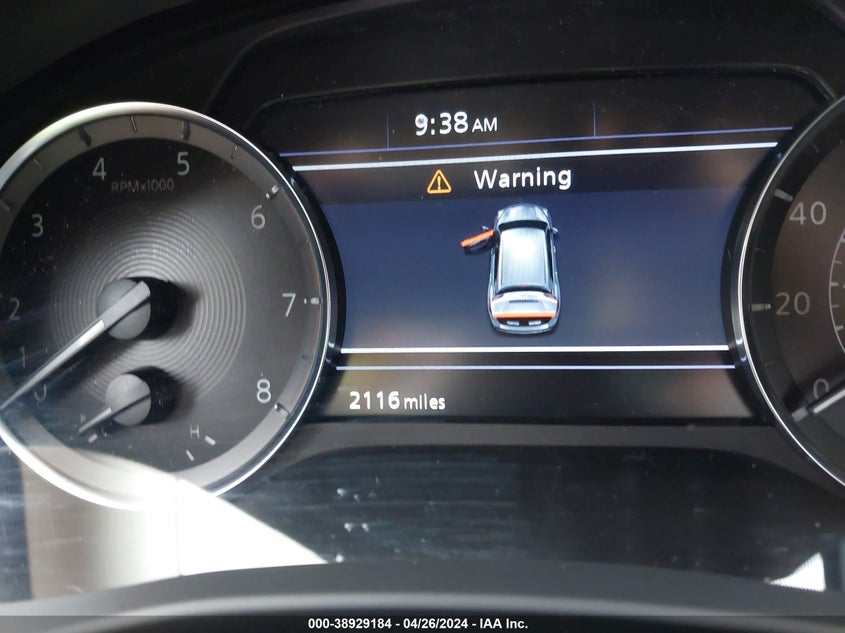 VIN 3PCAJ5BA9PF121271 2023 INFINITI QX50 LUXE
