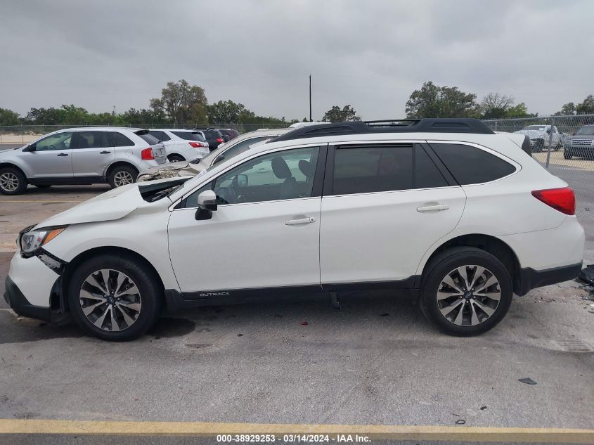 2017 Subaru Outback 2.5I Limited VIN: 4S4BSANC1H3273840 Lot: 38929253