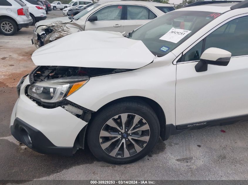 2017 Subaru Outback 2.5I Limited VIN: 4S4BSANC1H3273840 Lot: 38929253