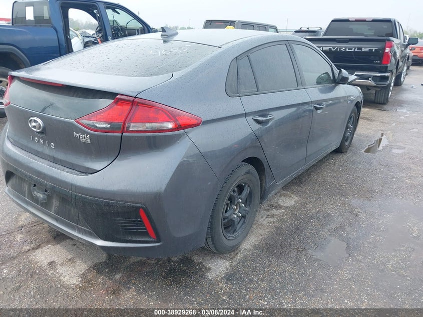 2019 Hyundai Ioniq Hybrid Blue VIN: KMHC65LC1KU174682 Lot: 38929268