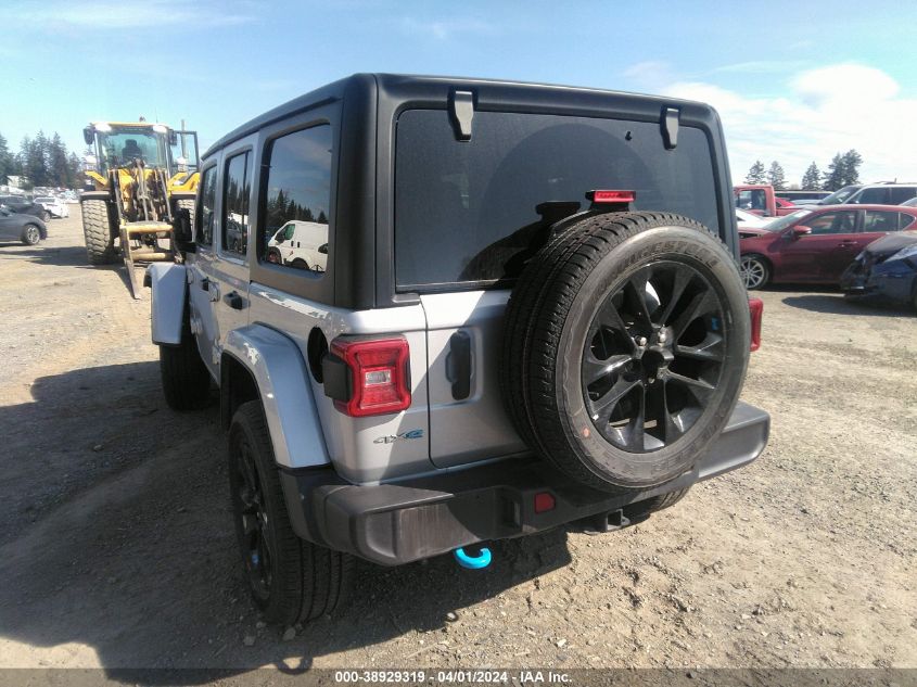 2023 Jeep Wrangler 4Xe Sahara 4X4 VIN: 1C4JJXP63PW630770 Lot: 38929319