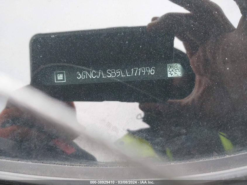 2020 CHEVROLET TRAX FWD LT - 3GNCJLSB5LL171996
