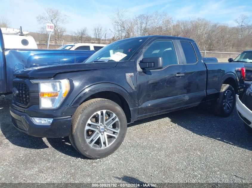 2022 Ford F-150 Xl VIN: 1FTEX1CP4NKD76874 Lot: 38929792