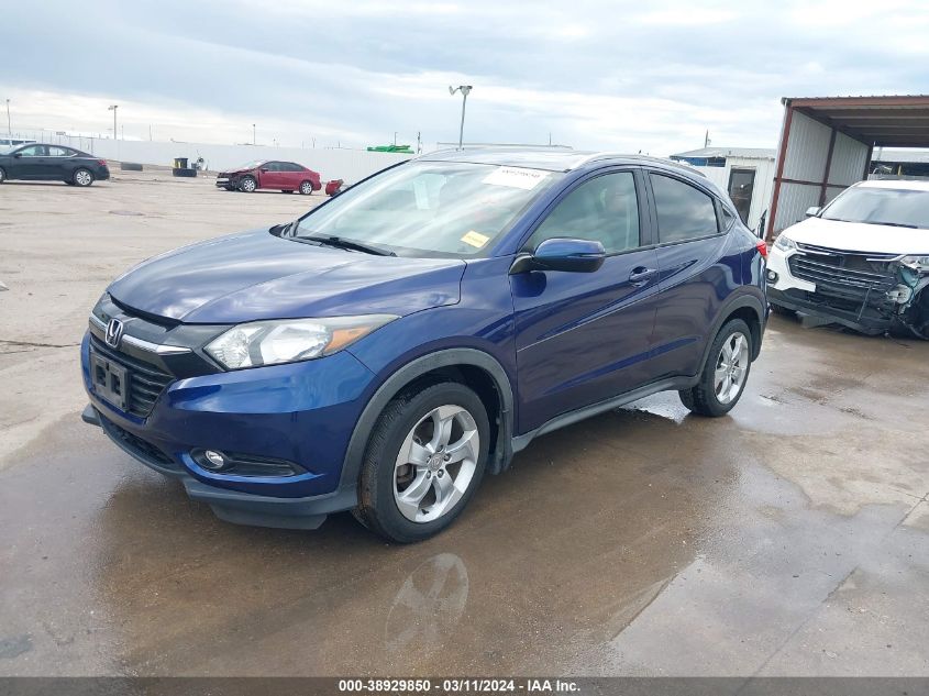 2016 Honda Hr-V Ex-L VIN: 3CZRU6H77GM746530 Lot: 38929850