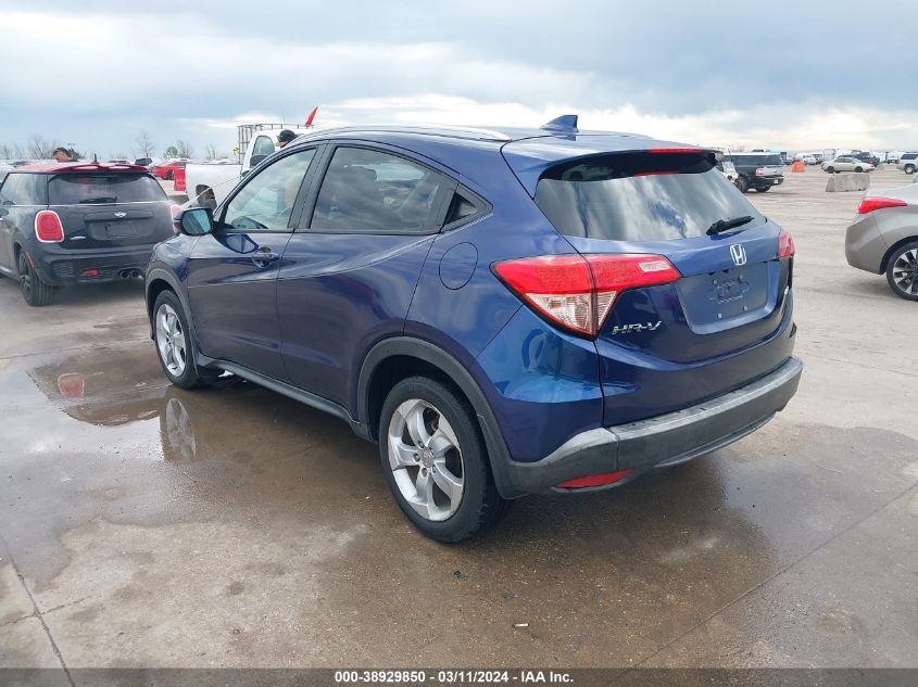 2016 Honda Hr-V Ex-L VIN: 3CZRU6H77GM746530 Lot: 38929850