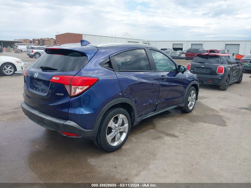 2016 Honda Hr-V Ex-L VIN: 3CZRU6H77GM746530 Lot: 38929850