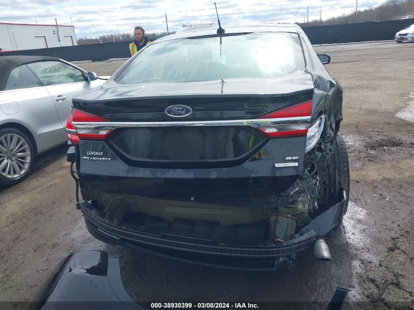 2017 Ford Fusion Se VIN: 3FA6P0HD0HR177520 Lot: 38930399