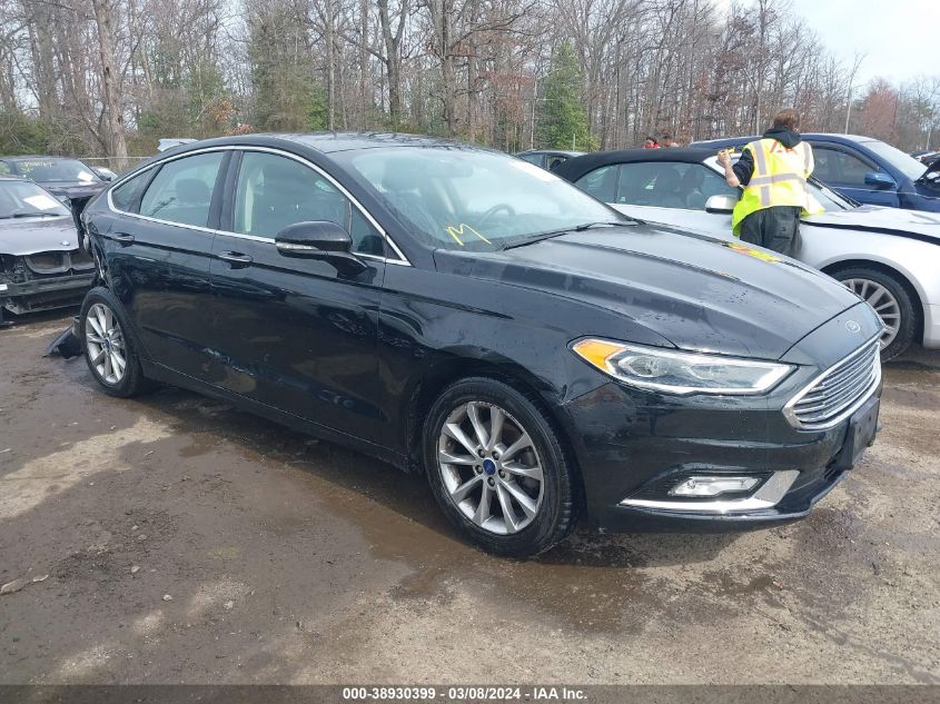 2017 Ford Fusion Se VIN: 3FA6P0HD0HR177520 Lot: 38930399