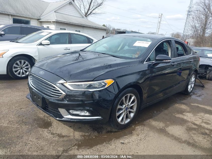 2017 FORD FUSION SE - 3FA6P0HD0HR177520