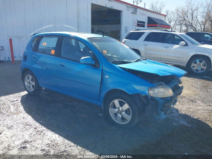 2006 Chevrolet Aveo Lt VIN: KL1TG66626B643204 Lot: 38930517