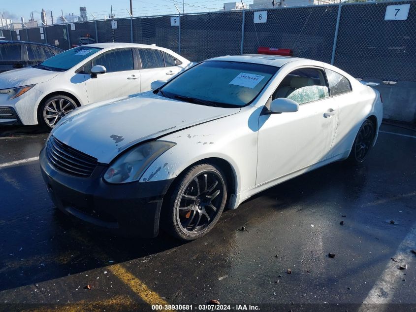 2005 Infiniti G35 VIN: JNKCV54E25M417703 Lot: 38930681