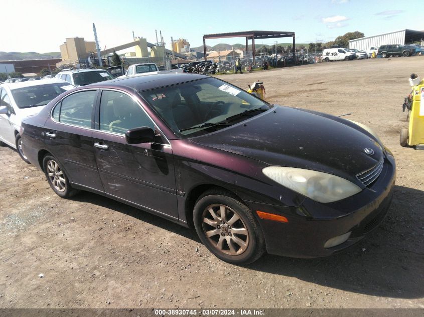 2004 Lexus Es 330 VIN: JTHBA30G645053703 Lot: 38930745