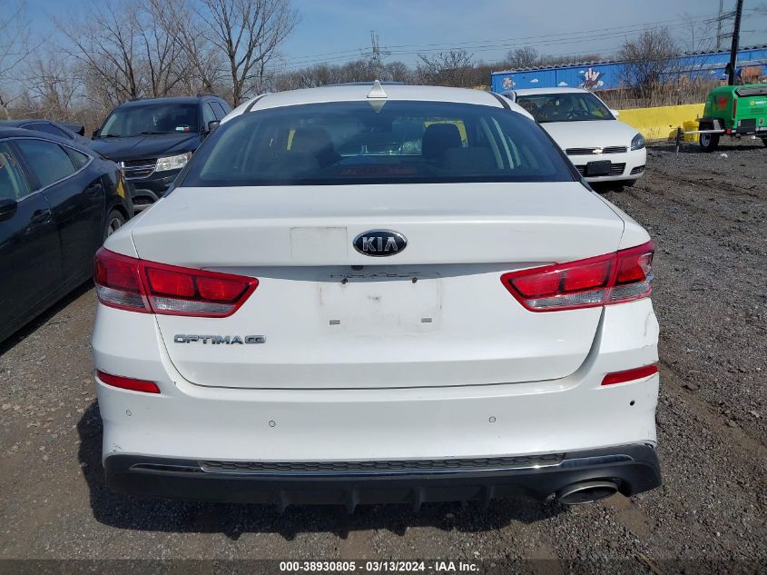 2019 Kia Optima Lx VIN: 5XXGT4L33KG309398 Lot: 38930805