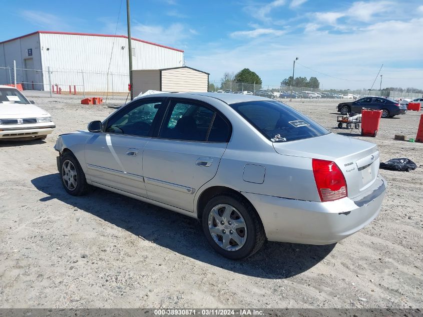 2005 Hyundai Elantra Gls/Gt VIN: KMHDN46DX5U136569 Lot: 38930871