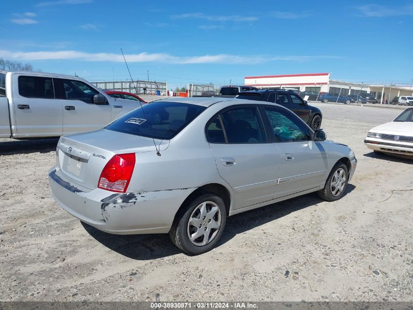 2005 Hyundai Elantra Gls/Gt VIN: KMHDN46DX5U136569 Lot: 38930871