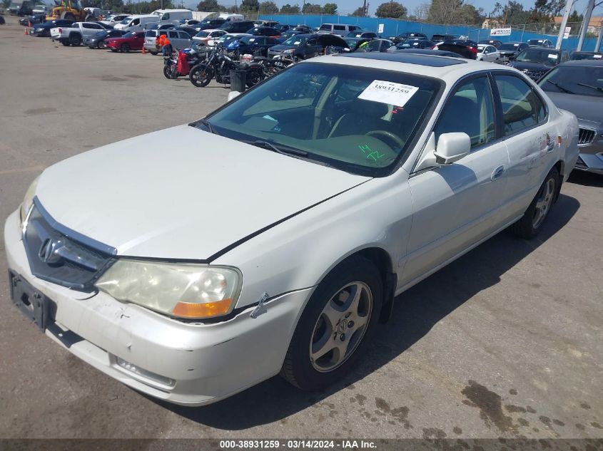 2002 Acura Tl 3.2 VIN: 19UUA56762A034197 Lot: 38931259