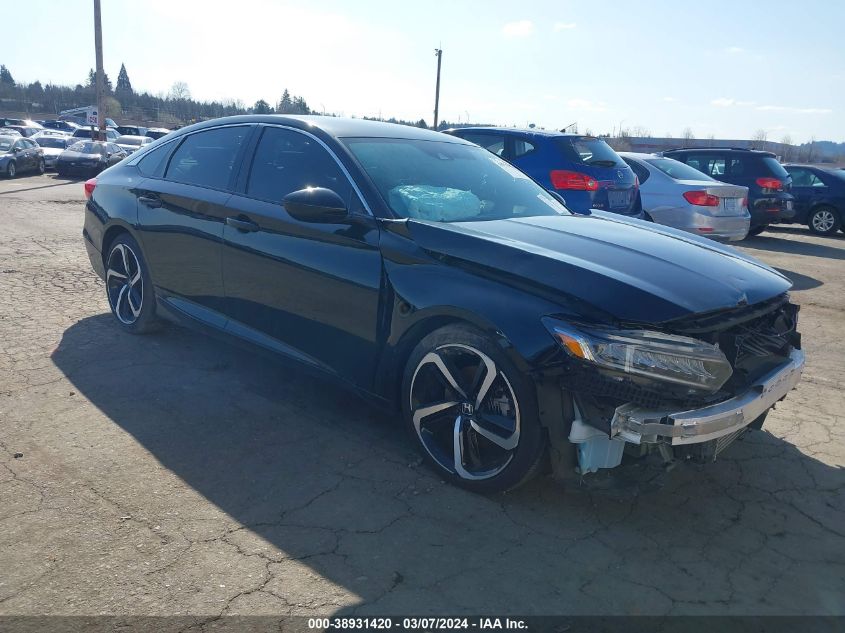 2021 Honda Accord Sport VIN: 1HGCV1F39MA070541 Lot: 38931420