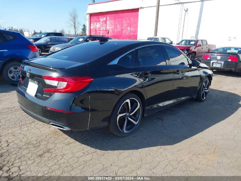 1HGCV1F39MA070541 2021 Honda Accord Sport